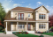 Vue avant - MODÈLE DE BASE - Plan de duplex 5 et demi (5 1/2) de style Européen offrant 3 chambres et buanderie par unité. - Fairfield