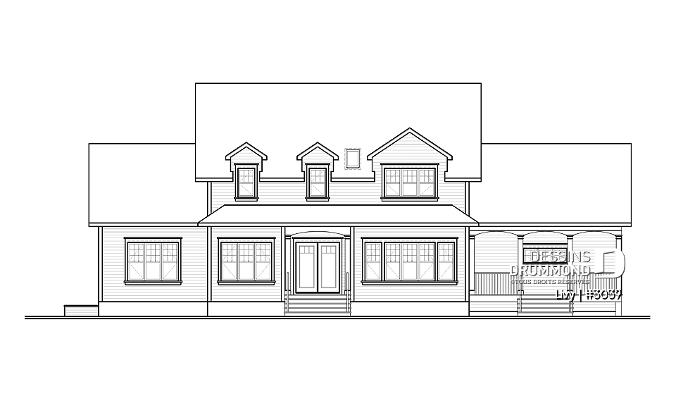 Élévation arrière - Livy