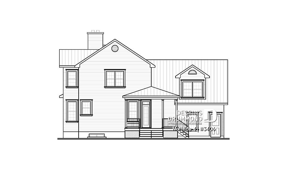 Élévation arrière - Mathilde 4