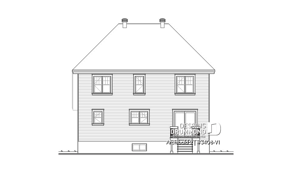 Élévation arrière - Archibald 2