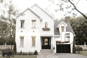 Alternative - Plan de maison d'inspiration française à étages avec garage, foyer central et cuisine avec îlot. - Italianate