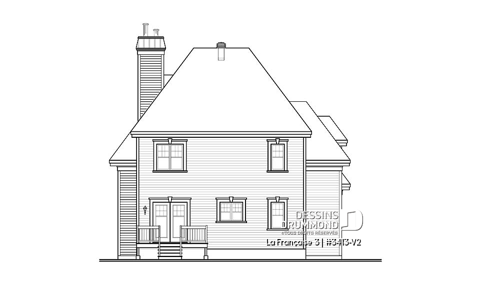 Élévation arrière - La Française 3