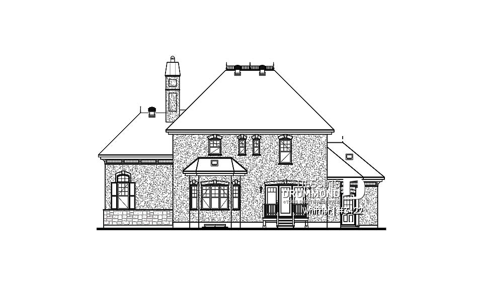 Élévation arrière - Whittier