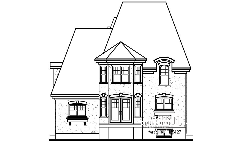 Élévation arrière - Versaille 1