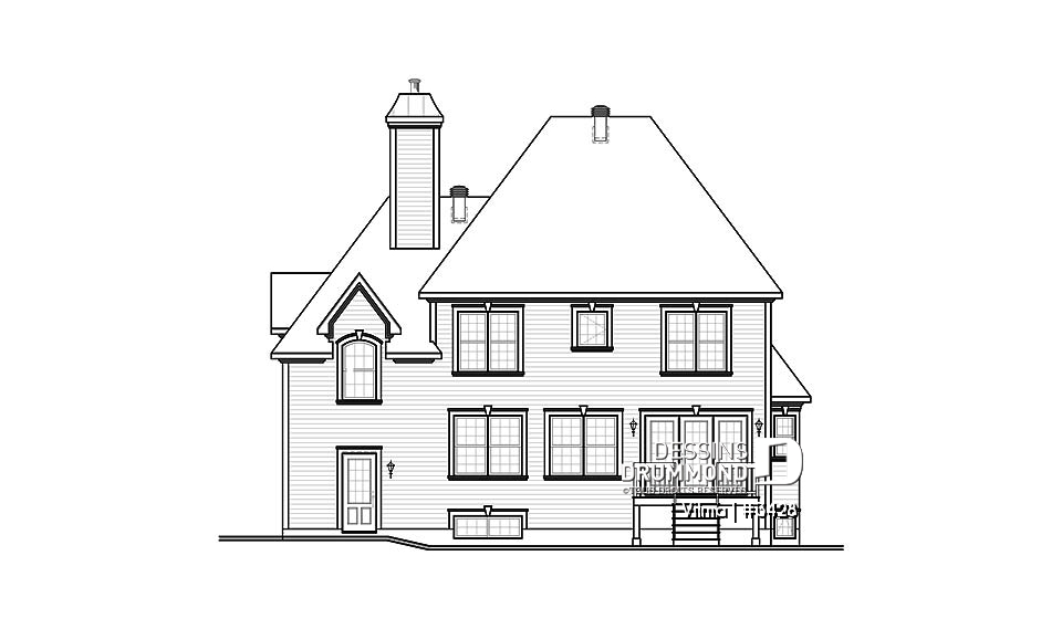 Élévation arrière - Vilma