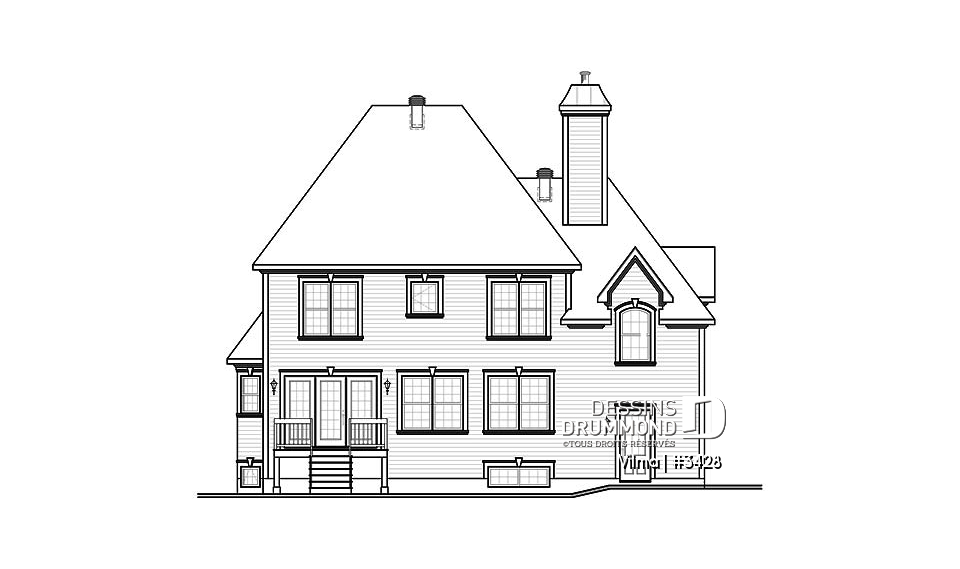 Élévation arrière - Vilma