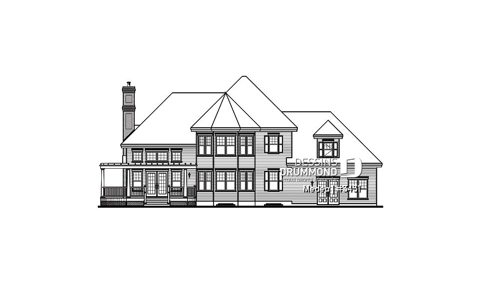 Élévation arrière - Medea