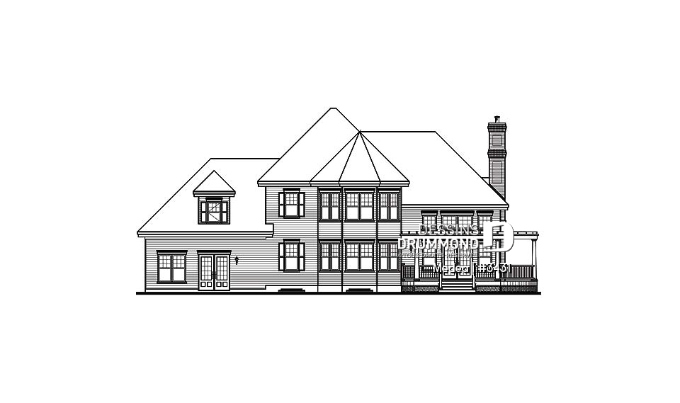 Élévation arrière - Medea