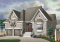 Vue avant - MODÈLE DE BASE - Modèle de maison de style manoir européen avec garage double et suite des maîtres à mi-étage distinctive - Lys