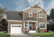 Vue avant - MODÈLE DE BASE - Plan de style champêtre nordique, maison à bon prix, à aire ouverte, 3 grandes chambres, garage simple - Meslay 2