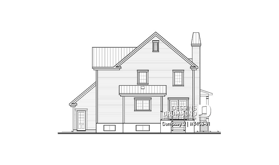 Élévation arrière - Dempsey 2