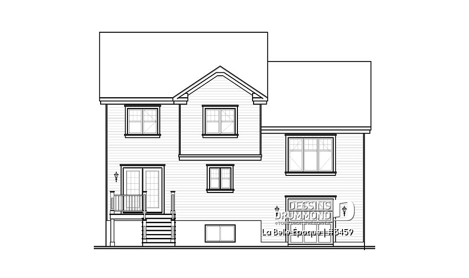 Élévation arrière - La Belle Époque