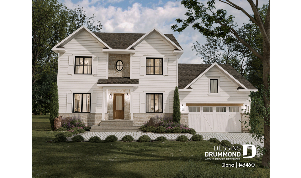 Élévation avant - Gloria