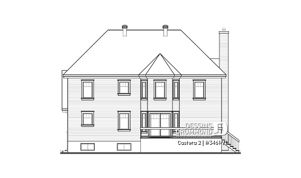 Élévation arrière - Castera 2