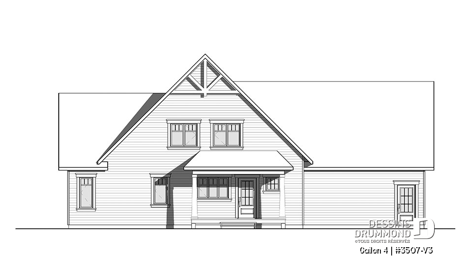 Élévation arrière - Gailon 4