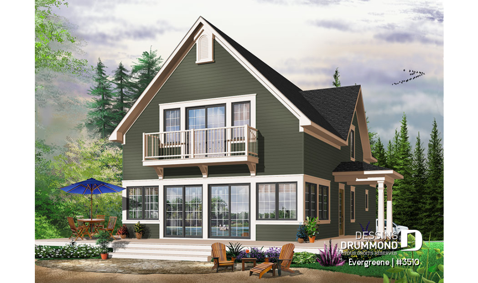 Version couleur no. 4 - Vue arrière - Evergreene