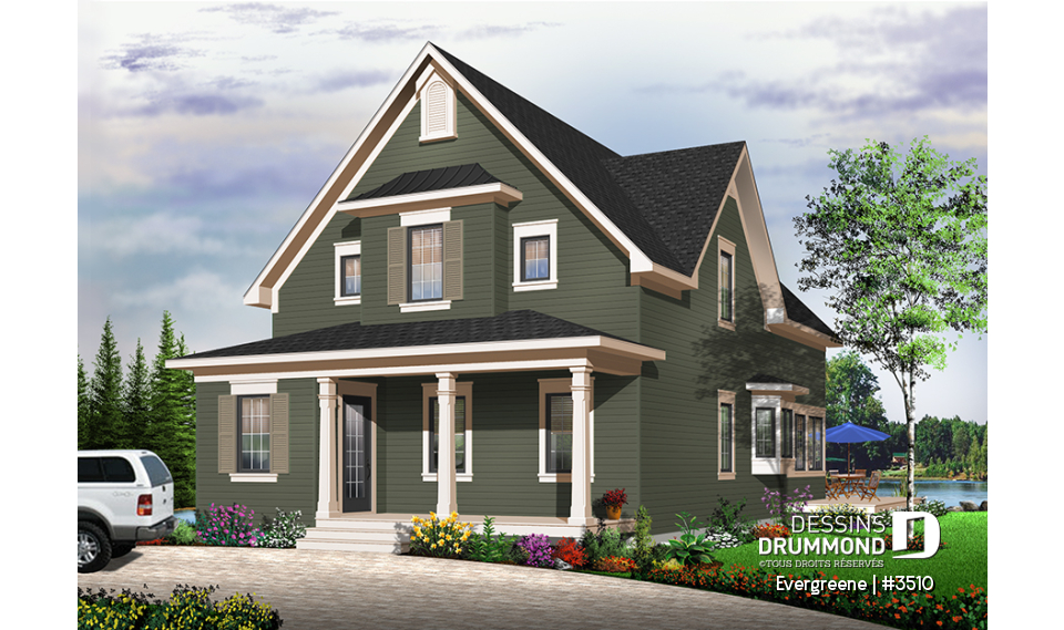 Version couleur no. 4 - Vue avant - Evergreene