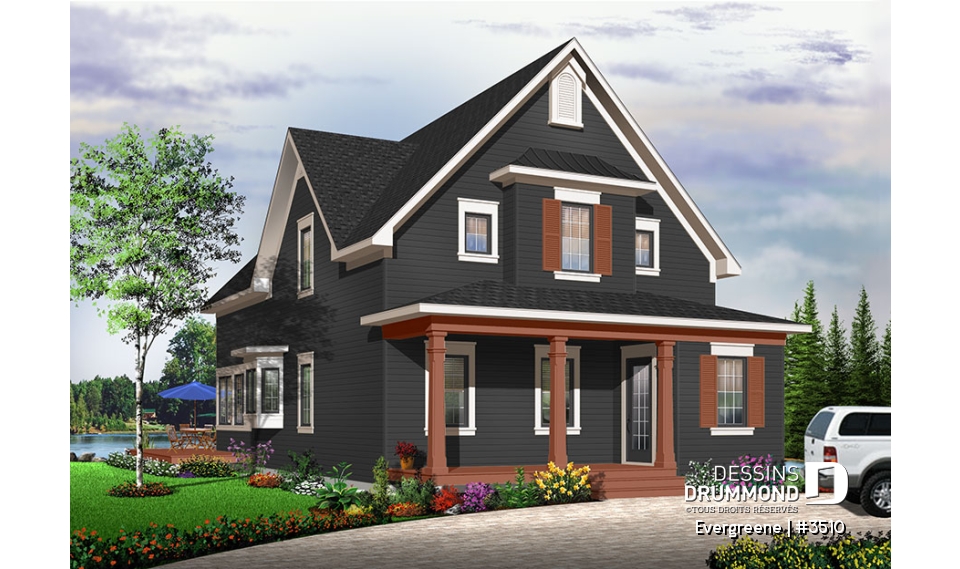 Version couleur no. 5 - Vue avant - Evergreene