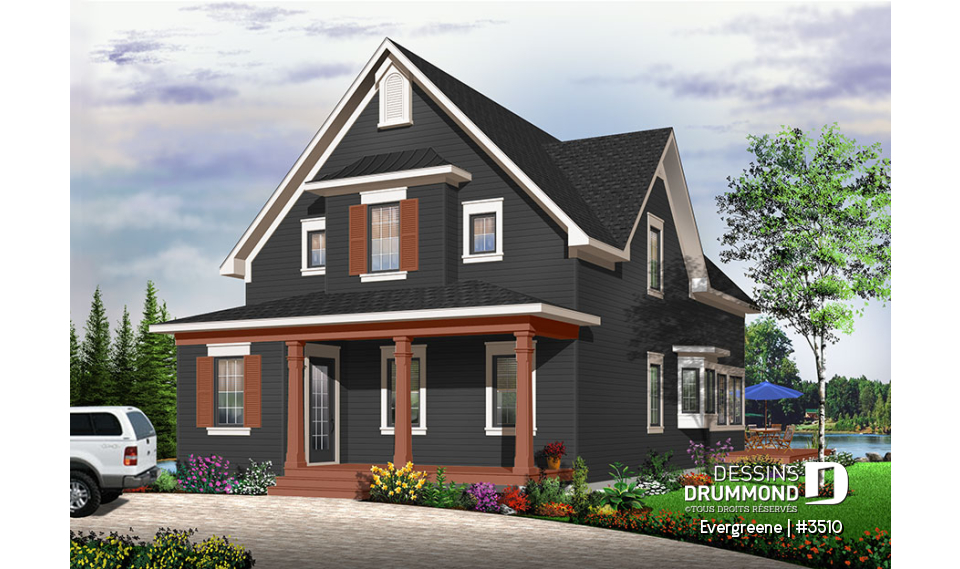 Version couleur no. 5 - Vue avant - Evergreene