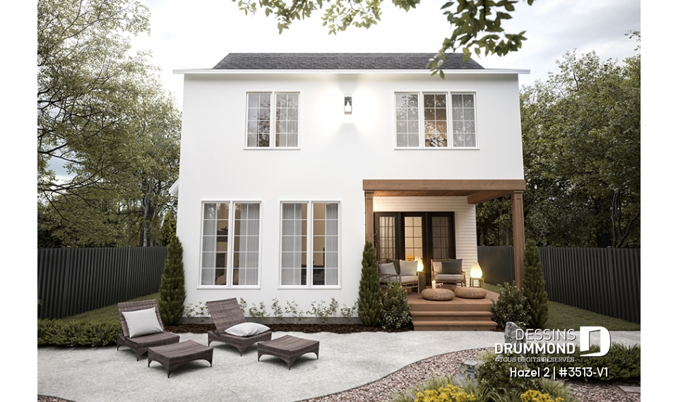 Vue arrière - MODÈLE DE BASE - Hazel 2