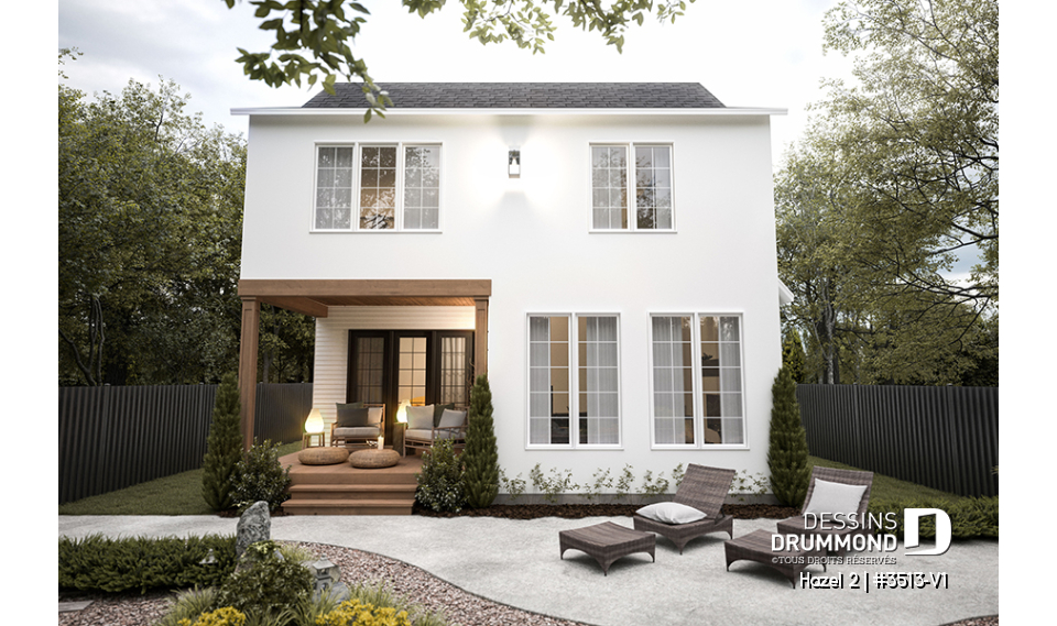 Vue arrière - MODÈLE DE BASE - Hazel 2