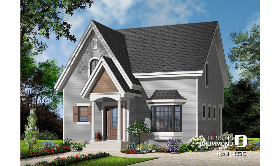 Version couleur no. 3 - Vue avant - Hazel