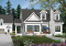Vue avant - MODÈLE DE BASE - Plan de maison de style campagnard avec vue panoramique, 3 à 4 chambres, plafond pente, foyer  - Jordan 