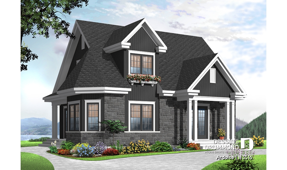Version couleur no. 1 - Vue avant - Ardoise
