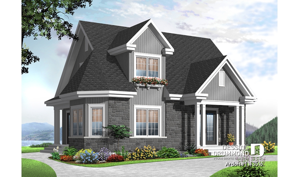 Version couleur no. 2 - Vue avant - Ardoise