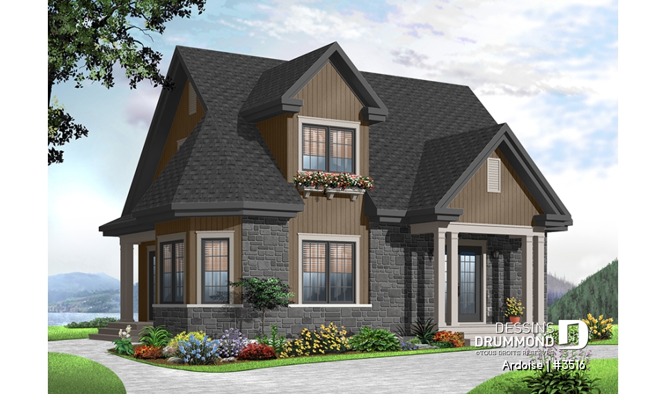 Version couleur no. 4 - Vue avant - Ardoise