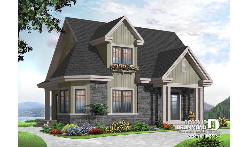 Version couleur no. 5 - Vue avant - Ardoise