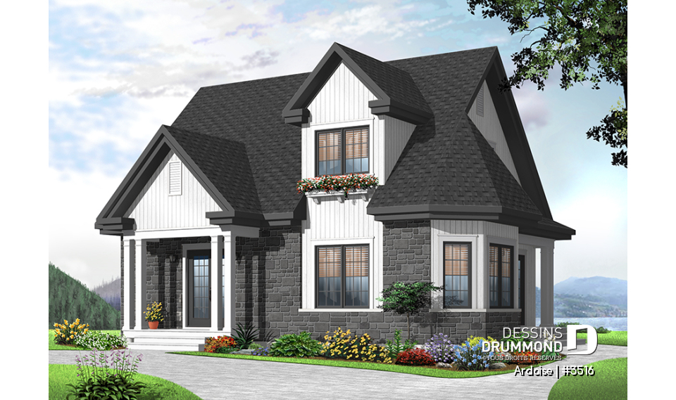 Version couleur no. 7 - Vue avant - Ardoise