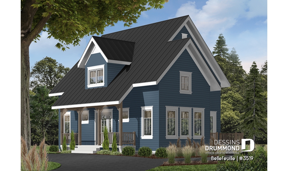 Version couleur no. 3 - Vue avant - Bellefeuille