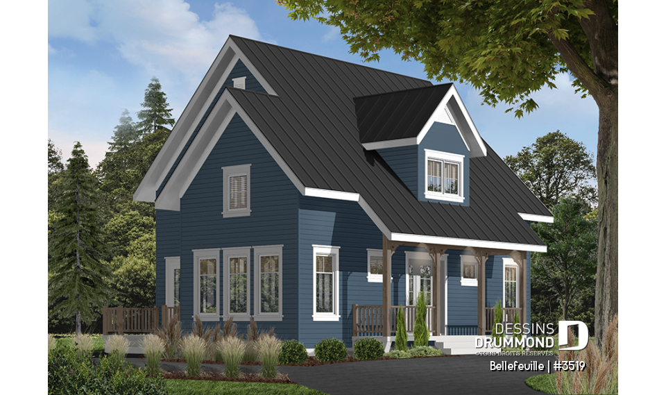 Version couleur no. 3 - Vue avant - Bellefeuille