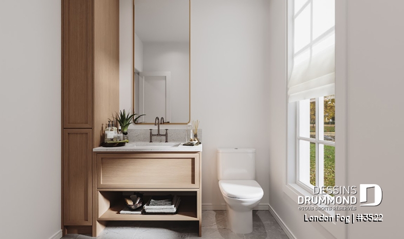 Photo Demi salle de bain - London Fog