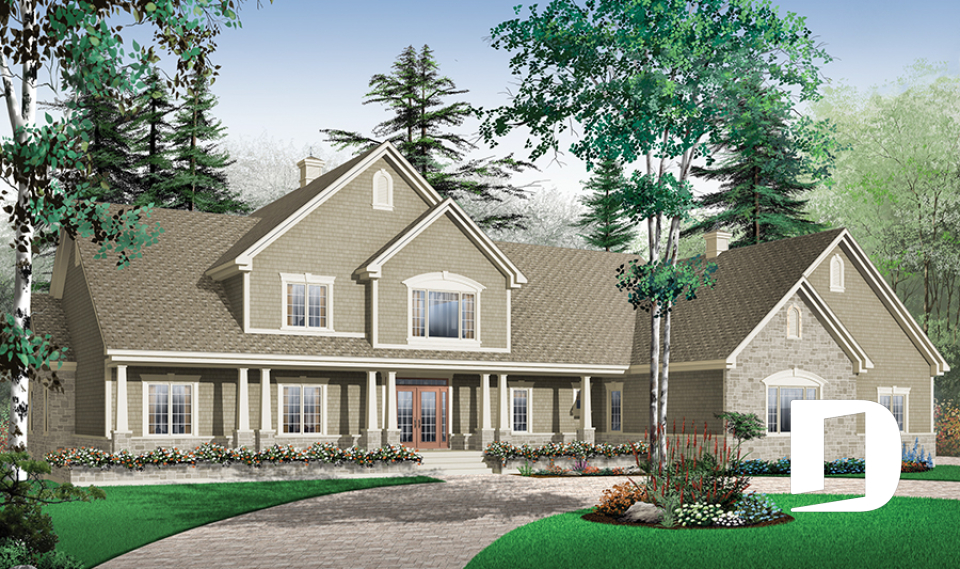 Vue avant - MODÈLE DE BASE -  - L'Américaine