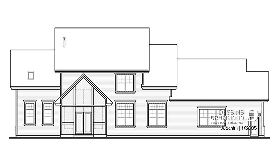 Élévation arrière - Joachim