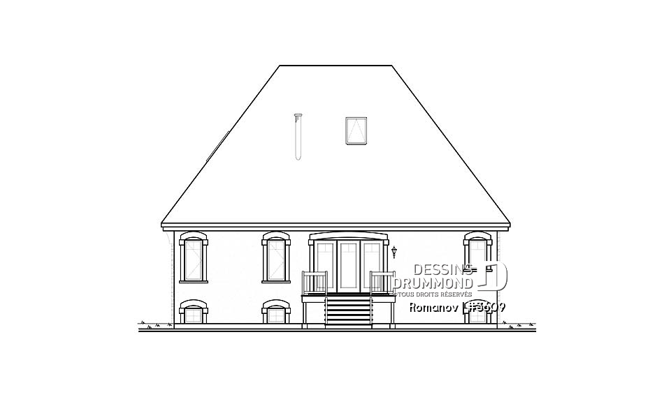 Élévation arrière - Romanov