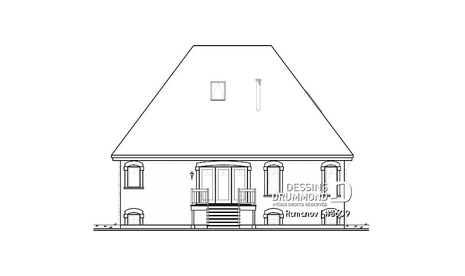 Élévation arrière - Romanov