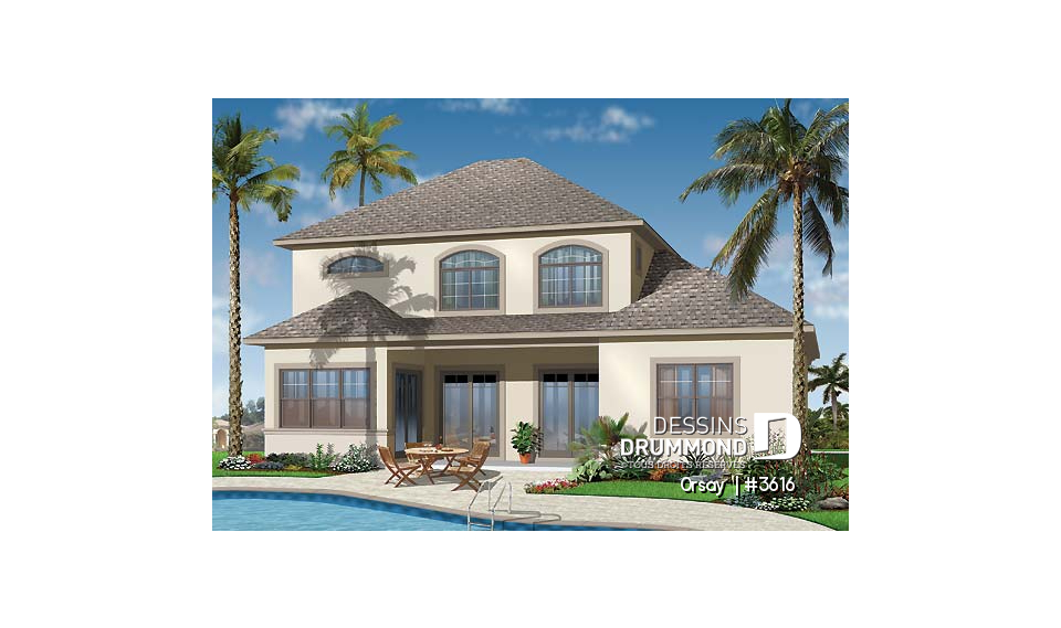 Vue arrière - MODÈLE DE BASE - Orsay 