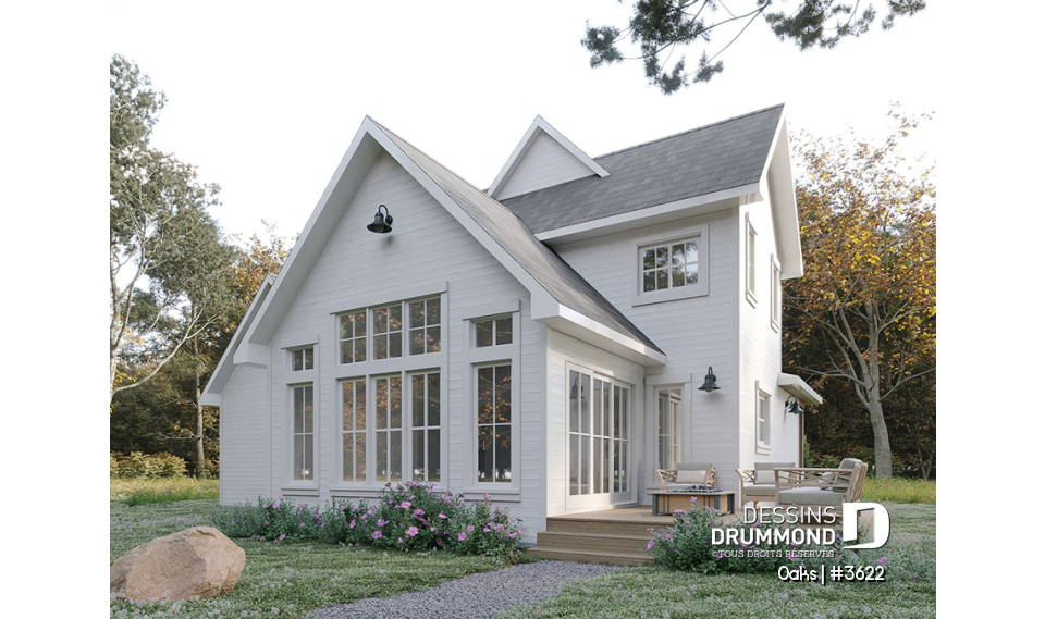 Vue arrière - MODÈLE DE BASE - Oaks