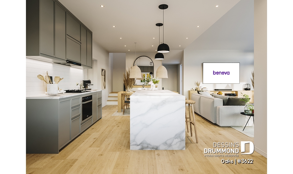 Vue avant - MODÈLE DE BASE - Oaks