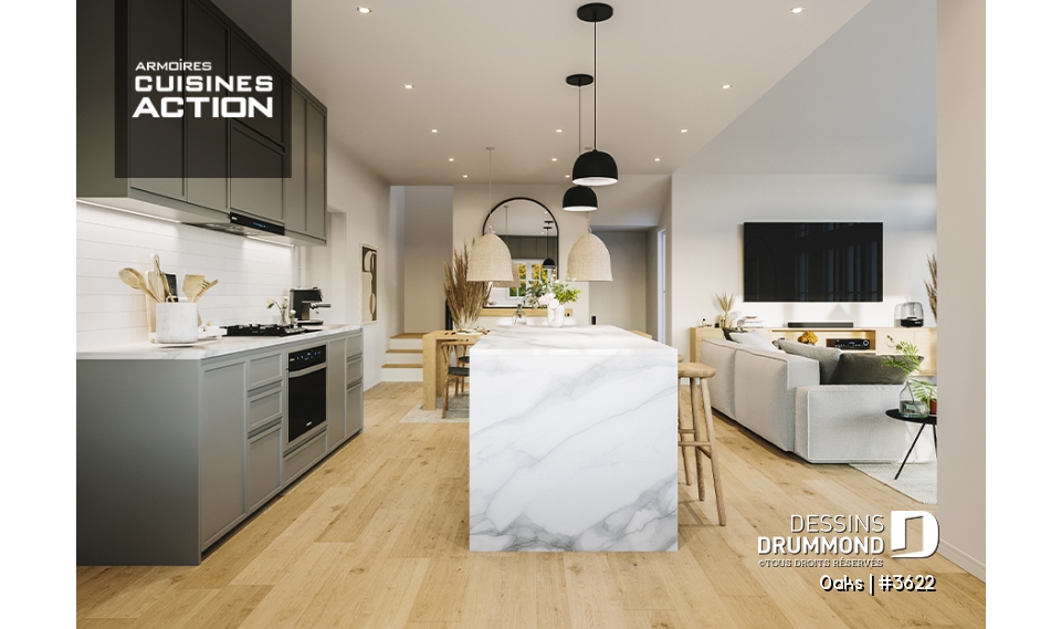 Vue avant - MODÈLE DE BASE - Oaks