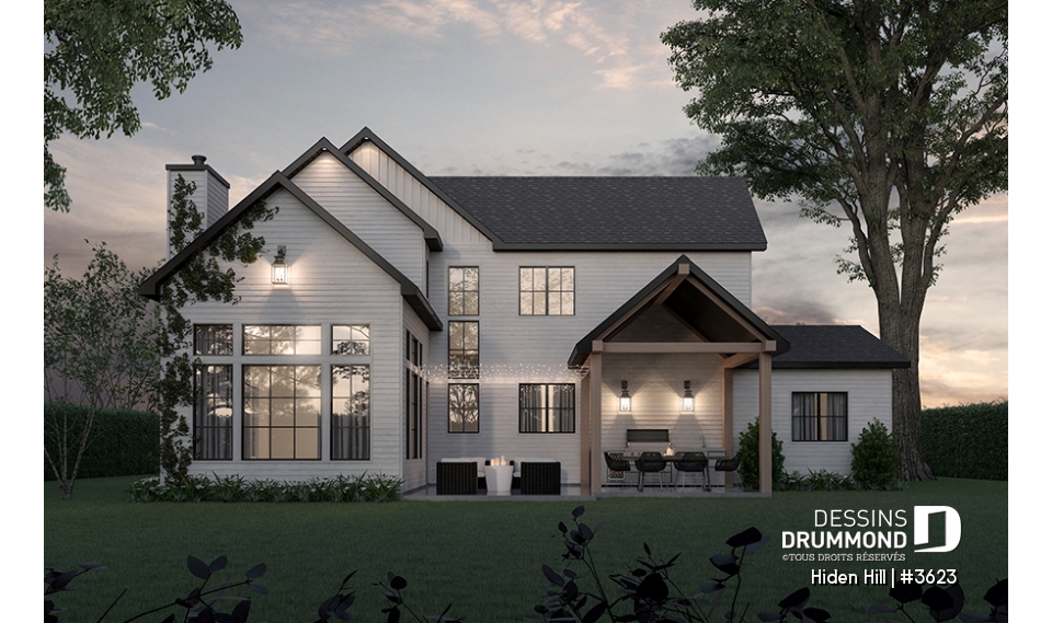 Vue arrière - MODÈLE DE BASE - Hiden Hill