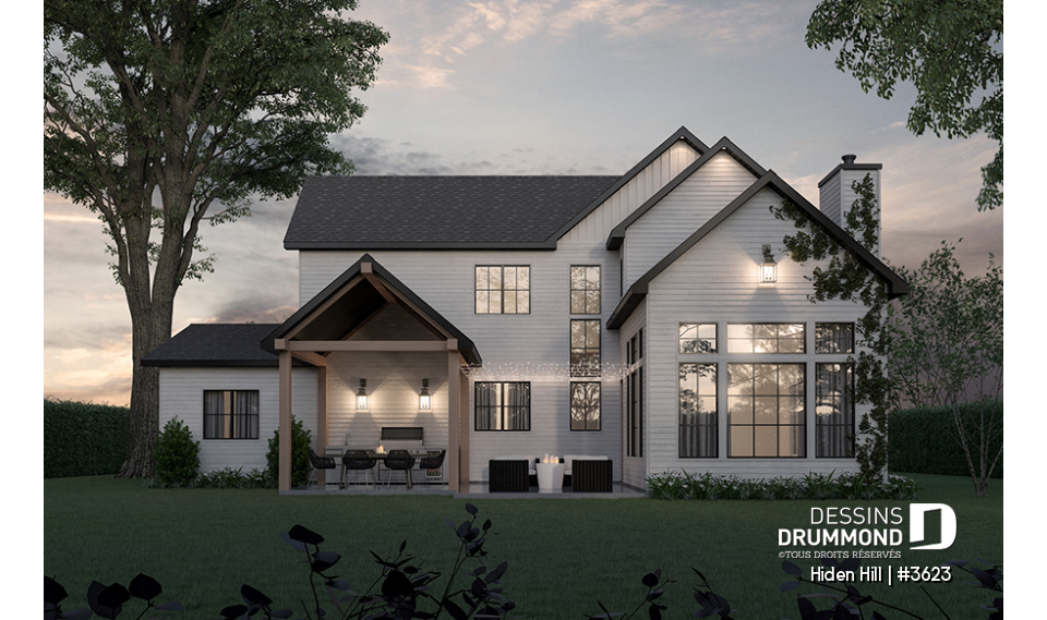 Vue arrière - MODÈLE DE BASE - Hiden Hill
