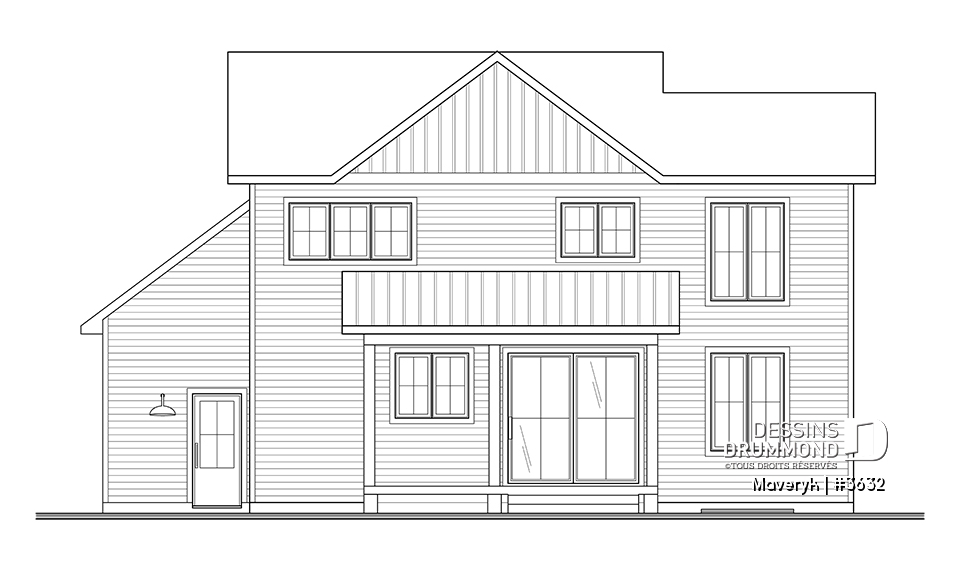 Élévation arrière - Maveryk