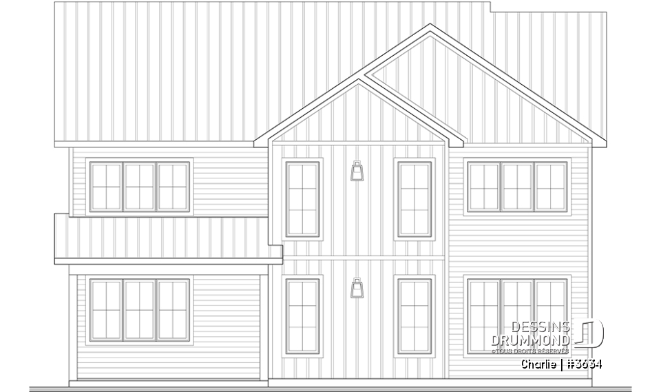 Vue arrière - MODÈLE DE BASE - Charlie