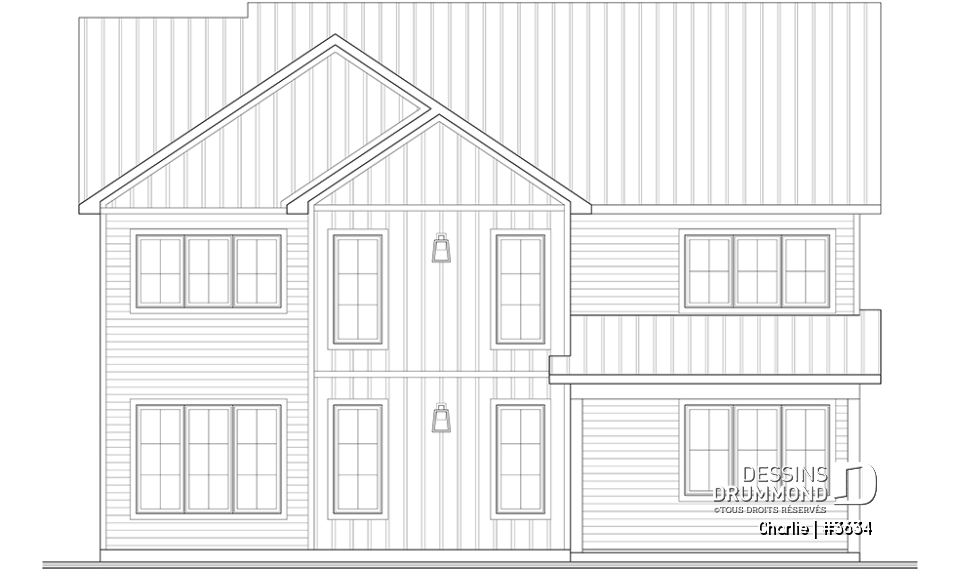 Vue arrière - MODÈLE DE BASE - Charlie