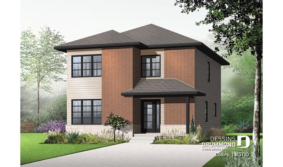 Vue avant - MODÈLE DE BASE - Collins 