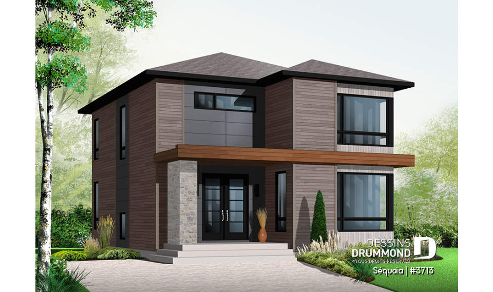 Version couleur no. 2 - Vue avant - Séquoia